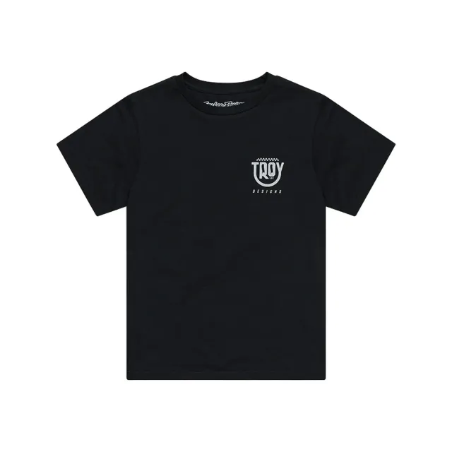 Troy Lee Designs Smiley t-shirt bambino Nero cotone