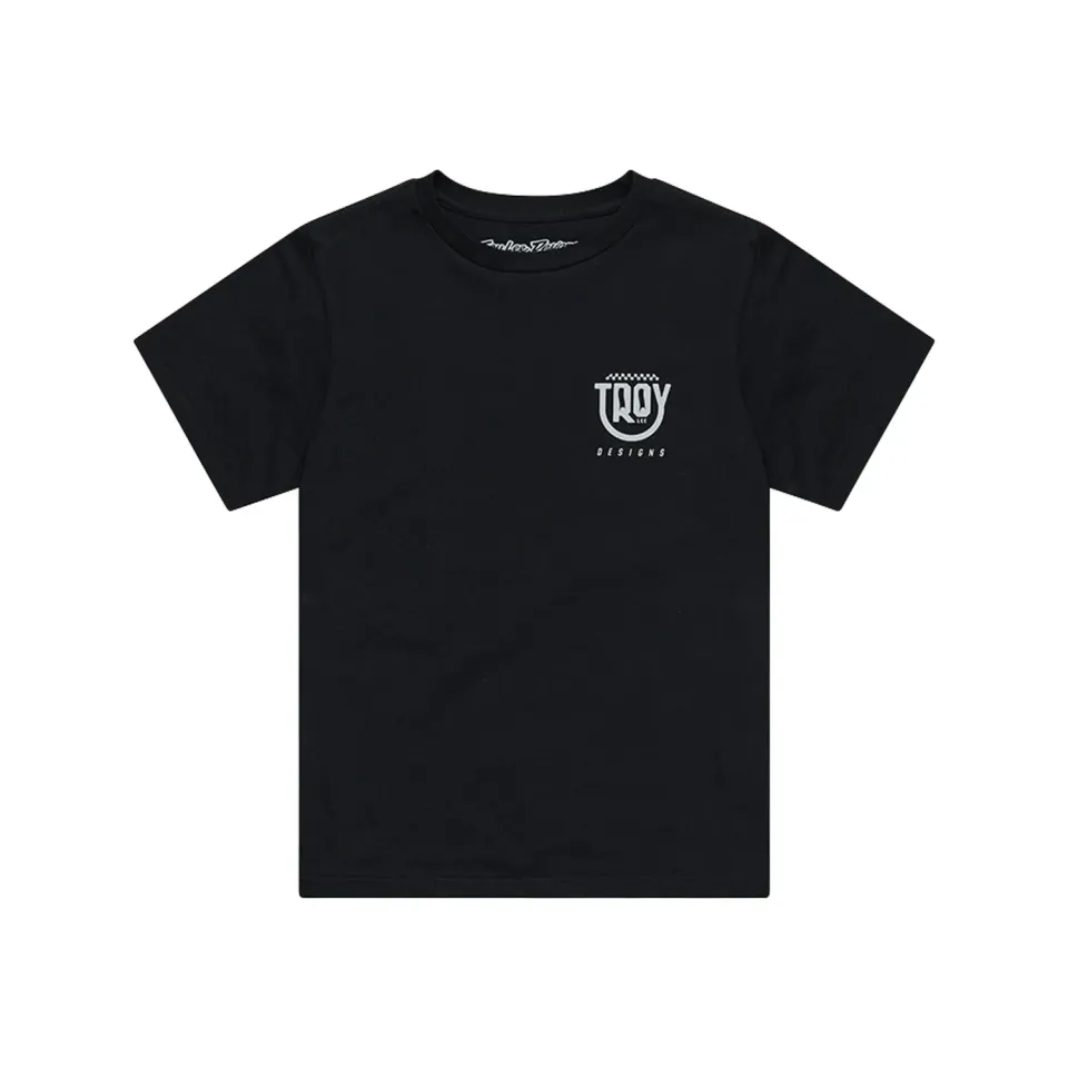 Troy Lee Designs Smiley t-shirt bambino Nero cotone