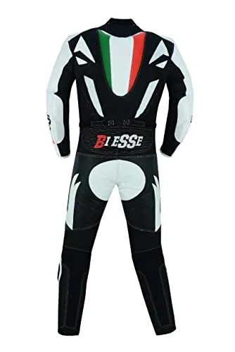Bi Esse Tuta Minimoto Pelle Bambino XS 7 Anni Nero