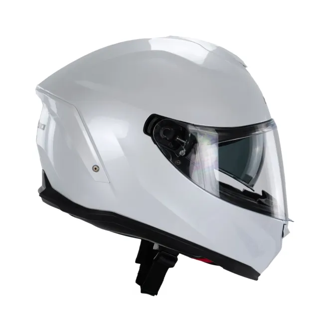 Hebo HC3321B casco integrale bianco visiera solare