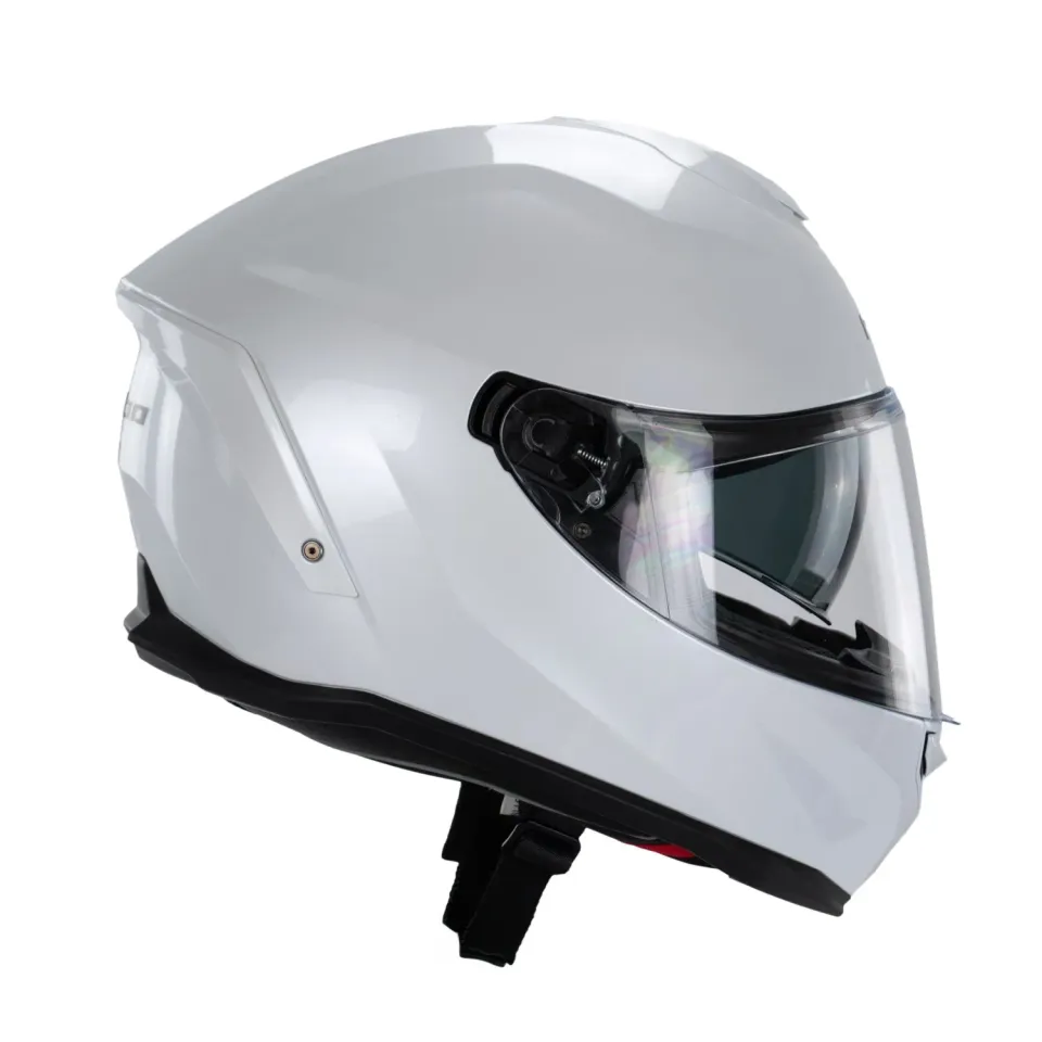 Hebo HC3321B casco integrale bianco visiera solare
