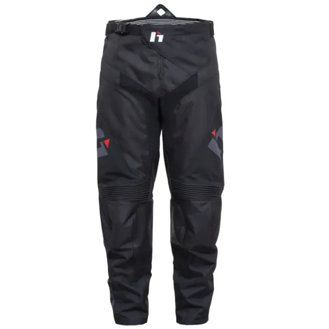 Hebo Stratos pantaloni motocross neri elasticizzati