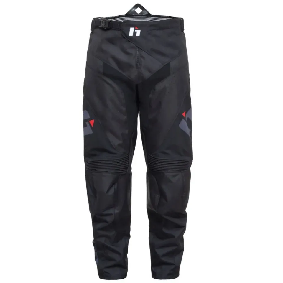 Hebo Stratos pantaloni motocross neri elasticizzati