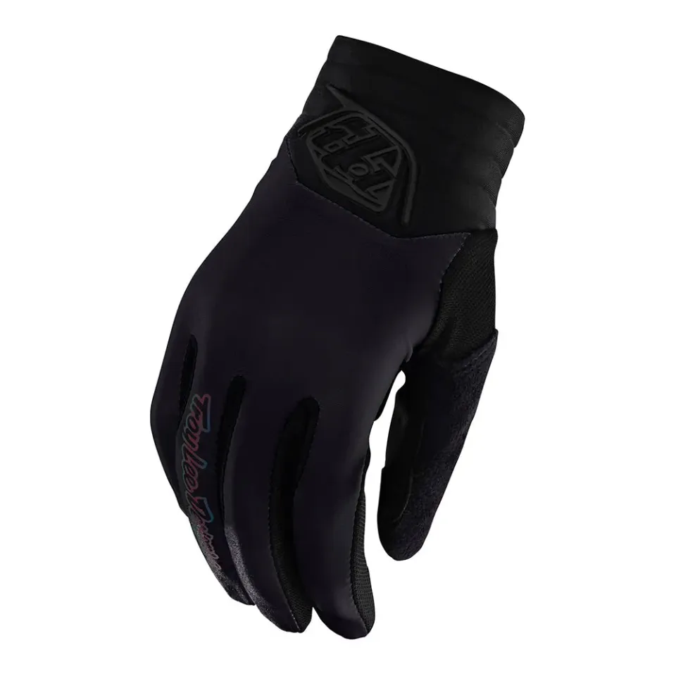 Troy Lee Designs Luxe Solid Black guanti donna nero