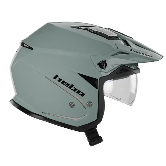 Hebo Zone 5 Monocolor casco trial verde ECE 22-06