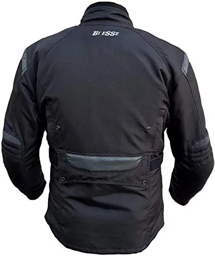 Bi Esse Giacca Moto Tessuto Cordura Impermeabile Nero 3XL