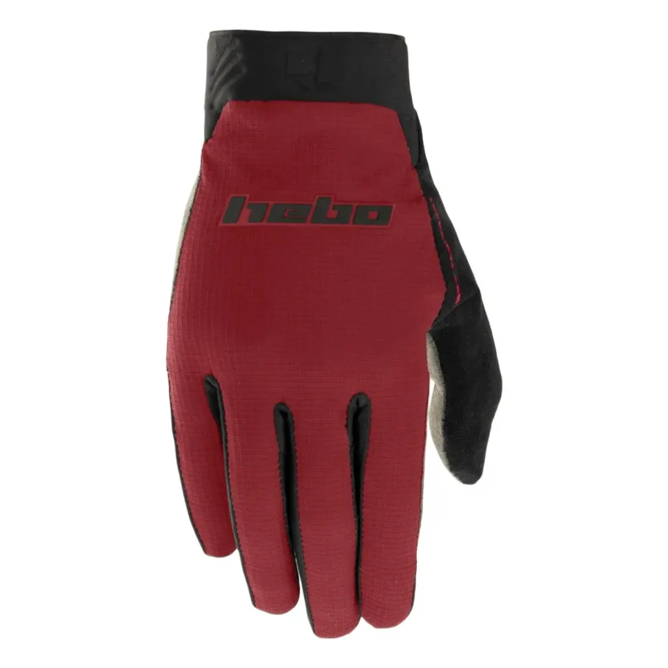 Hebo Tech HE1169R guanti moto rossi grip