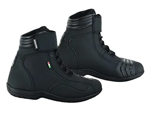 Bi Esse ST-City Scarpe Moto Pelle 43 Nero