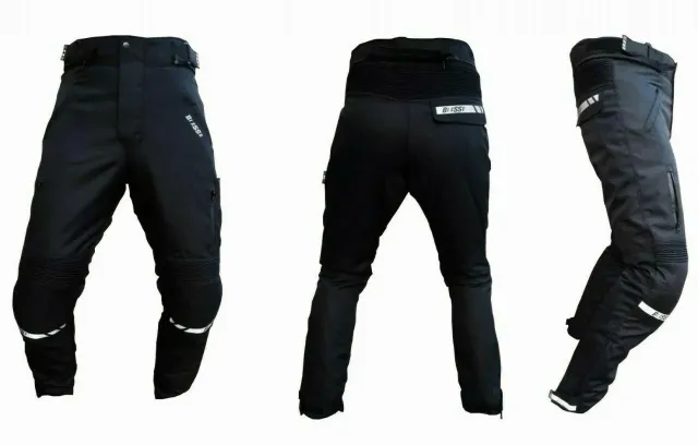 Bi Esse pantaloni moto cordura uomo nero taglia XS