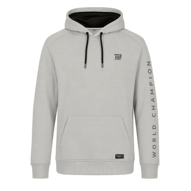 Hebo Toni Bou felpa grigia con cappuccio in cotone