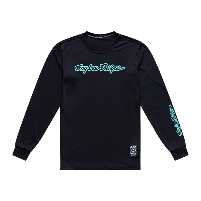 Troy Lee Designs Skyline Ride maglia mtb manica lunga nero teal