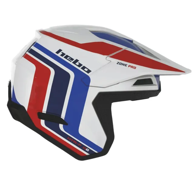 Hebo Zone Pro Classic casco bianco fibra