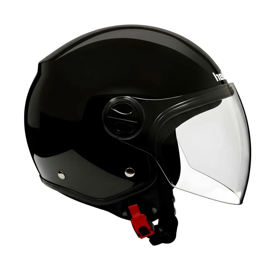 Hebo OF819 Street One Casco Moto Nero Omologato