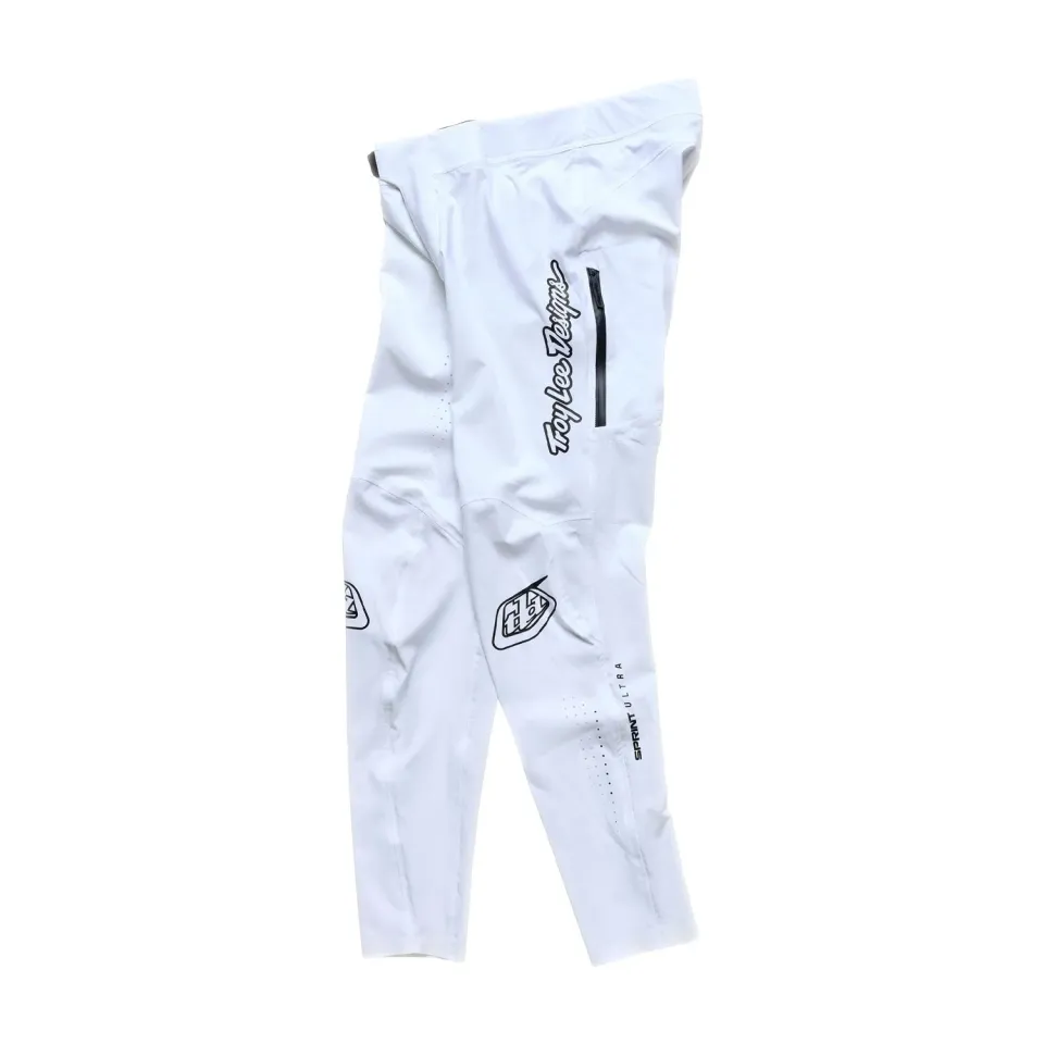 Troy Lee Designs Sprint Ultra Pant Mono White pantaloni DH bianchi