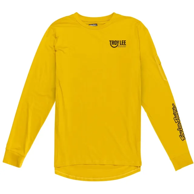 Troy Lee Designs Ruckus Maglia Bici Gialla Manica Lunga MTB
