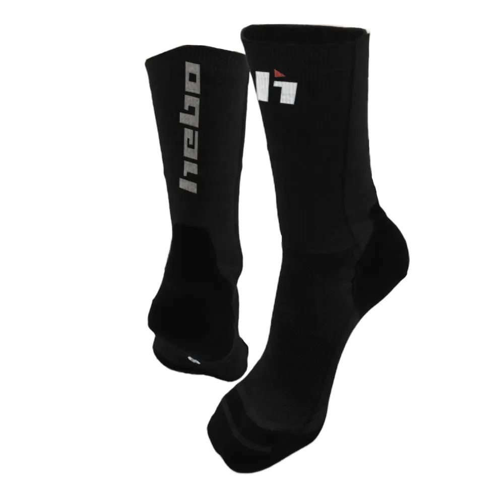 Hebo Mid-Calf Solid HB6407 calze moto nere 43-46