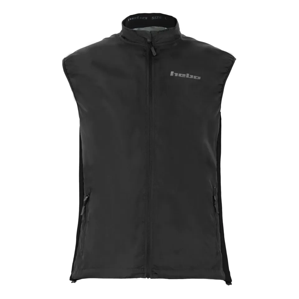 Hebo Line 2.0 gilet moto antivento nero