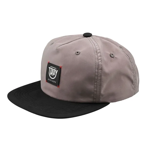 Troy Lee Designs Smiley cappellino snapback Gravel Carbon