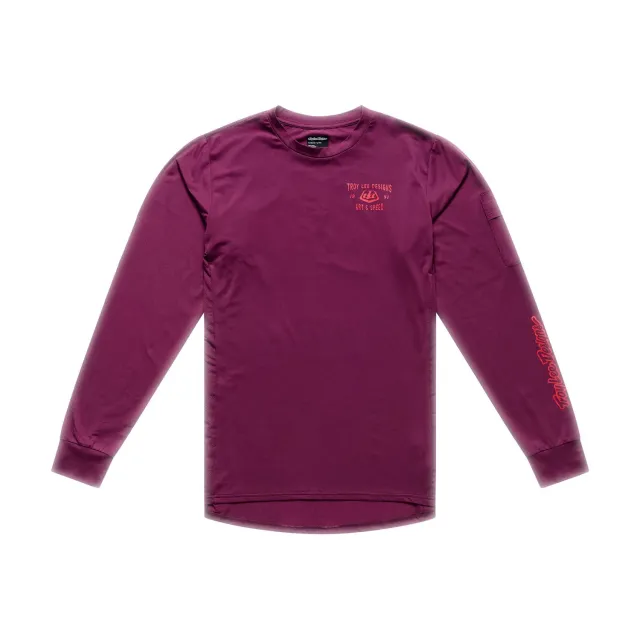 Troy Lee Designs Ruckus Ride maglia bici sangria manica lunga