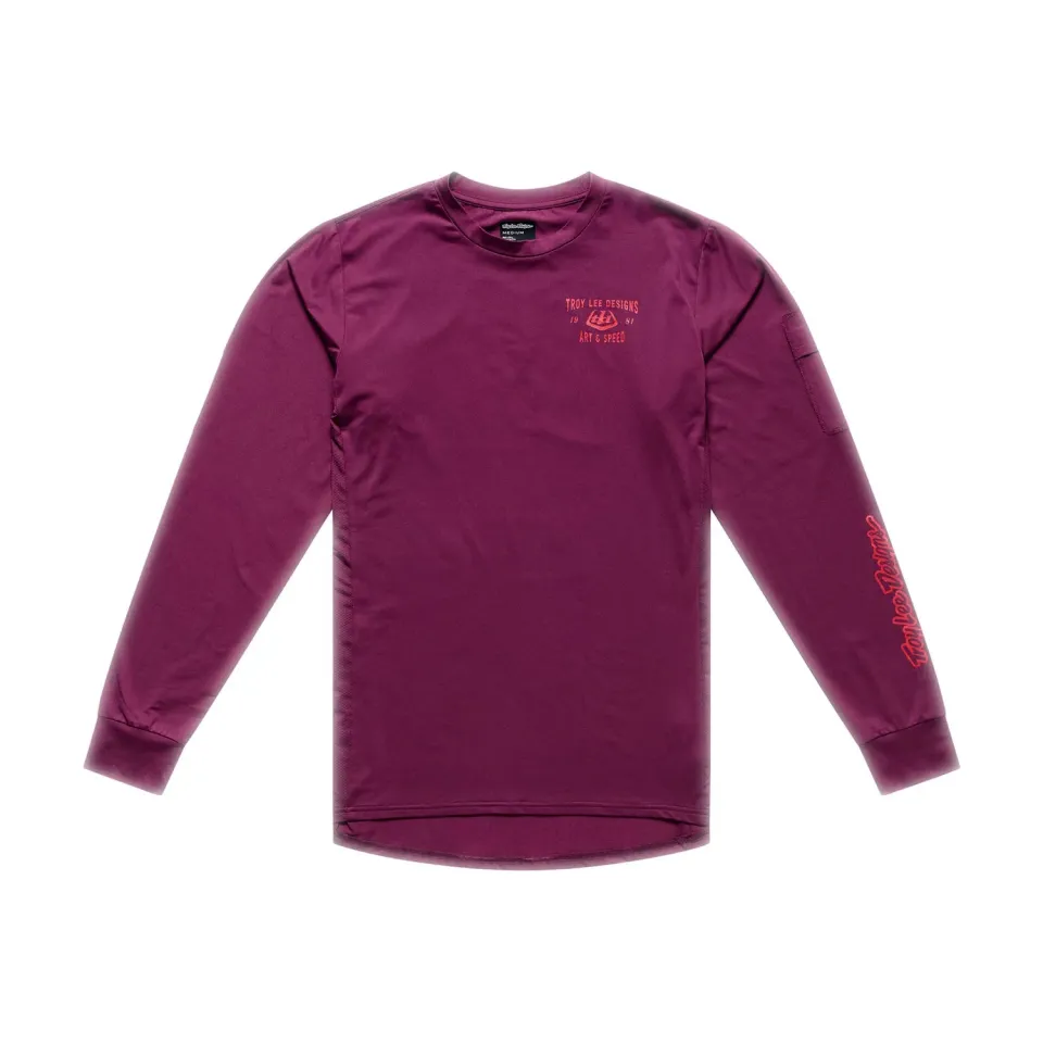 Troy Lee Designs Ruckus Ride maglia bici sangria manica lunga