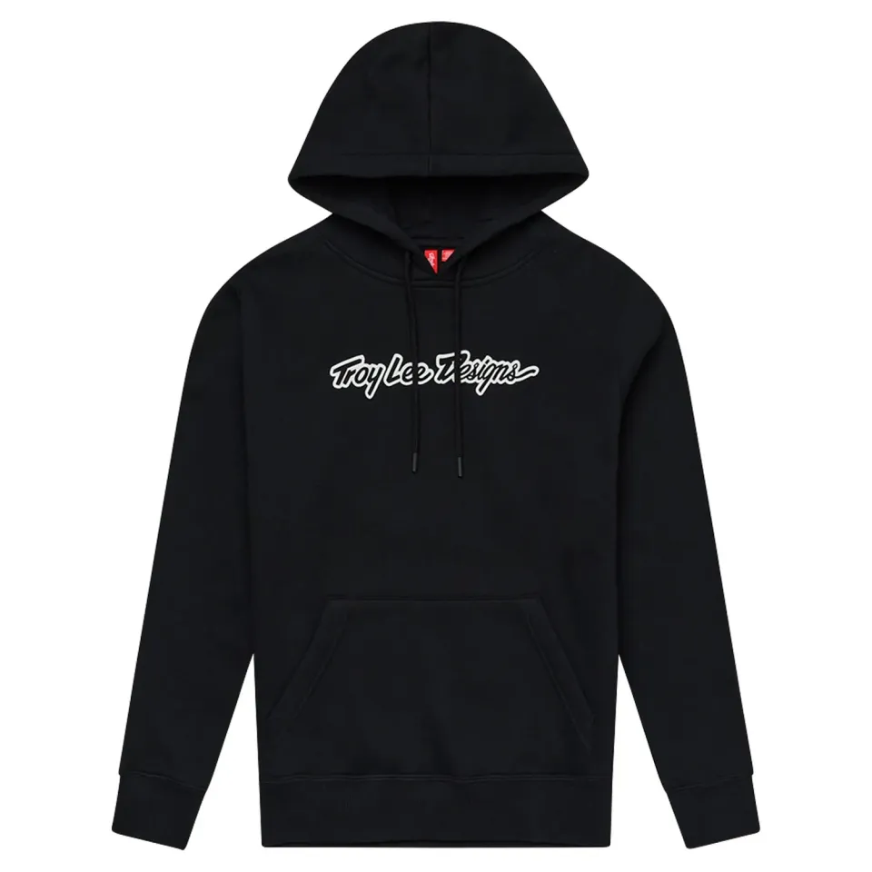 Troy Lee Designs Signature Black felpa ragazzo nera