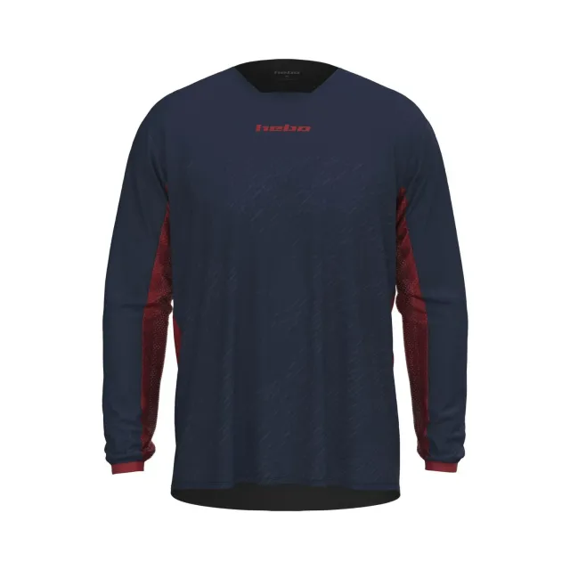 Hebo Scratch Xtrem maglia enduro blu nido ape