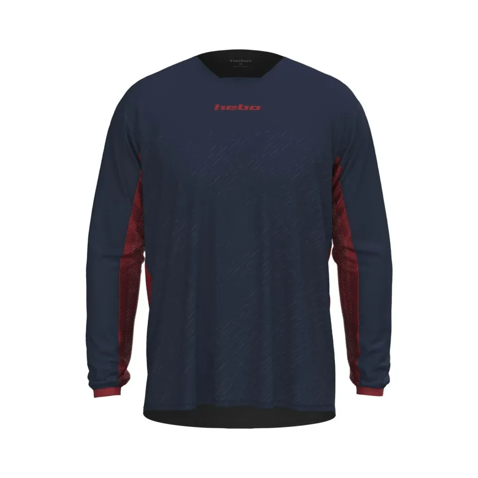 Hebo Scratch Xtrem maglia enduro blu nido ape