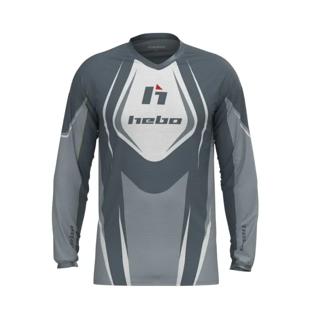 Hebo Pro Trial Classic maglia moto grigia