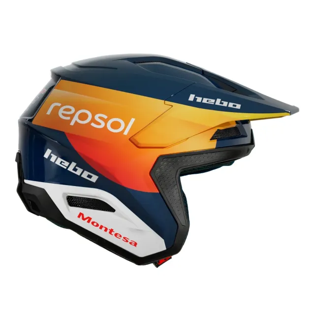 Hebo Zone Pro Montesa Team casco trial ECE 22-06
