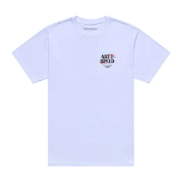 Troy Lee Designs Pink Slips maglietta bianca manica corta