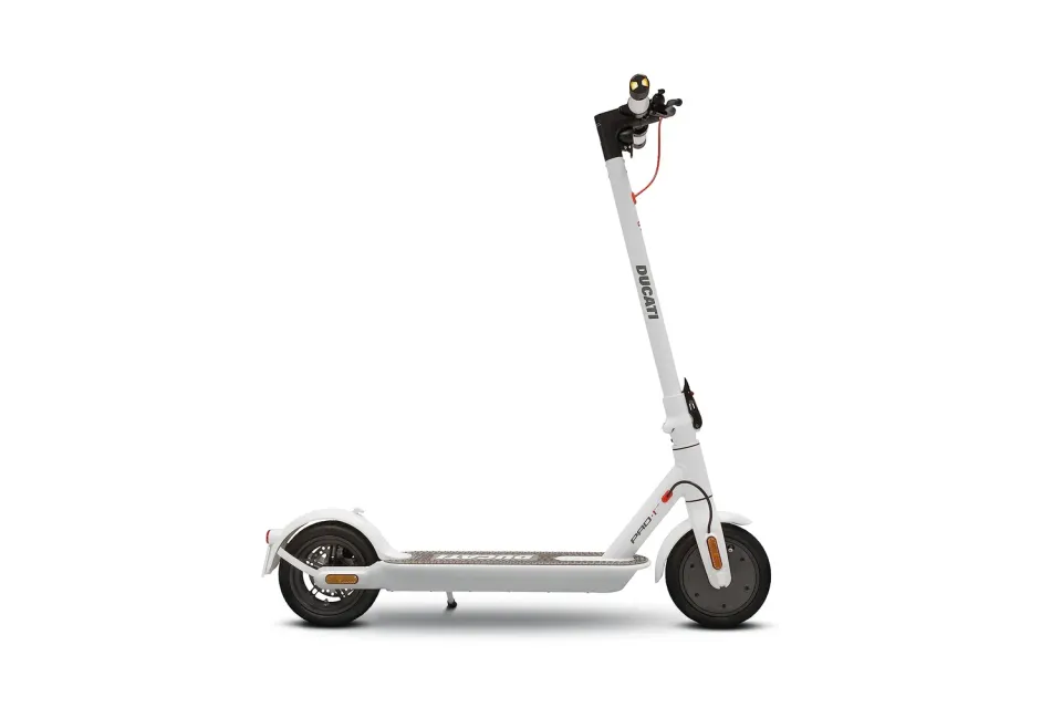 Ducati Pro-I Evo Monopattino Elettrico 350W Bianco Frecce