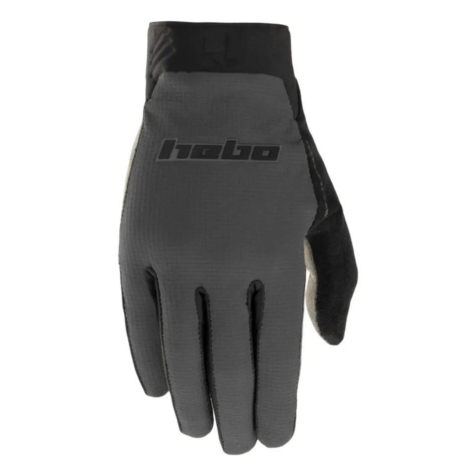Hebo Tech guanti moto grigi grip touch antiscivolo