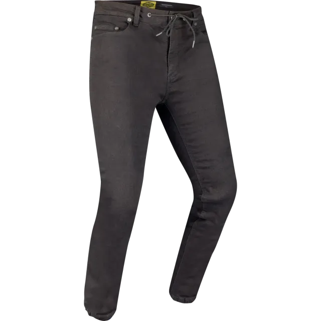 Segura Hunky jeans moto uomo nero cordura elasticizzato