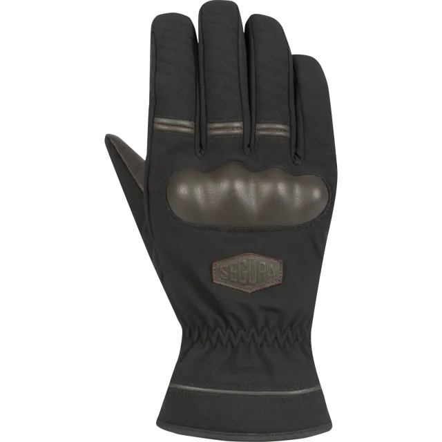 Segura Collins guanti moto uomo nero marrone pelle