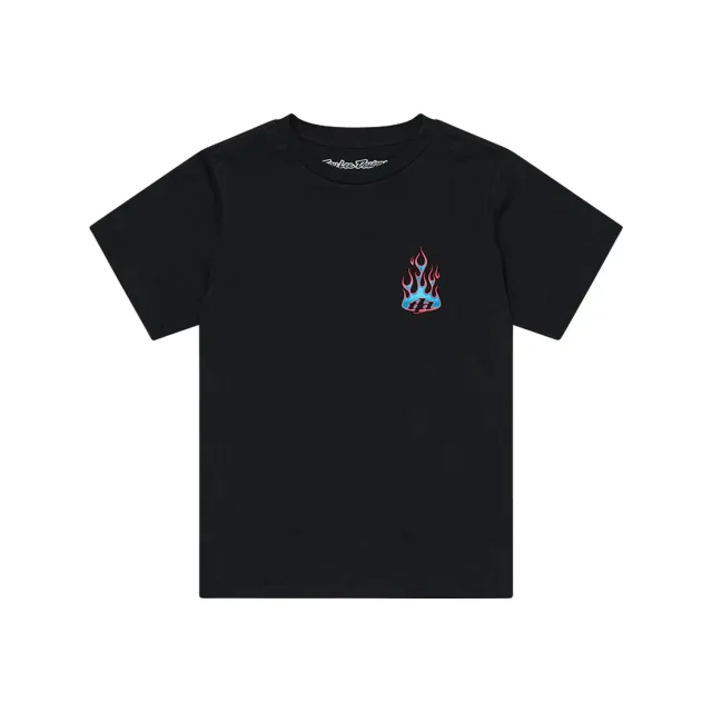 Troy Lee Designs Youth Torched Black t-shirt ragazzo nera