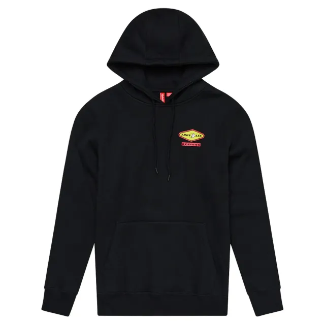 Troy Lee Designs Carb felpa cappuccio uomo Black pullover