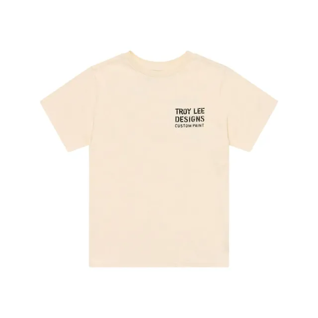 Troy Lee Designs Paint Shop T-shirt Donna Vintage White manica corta