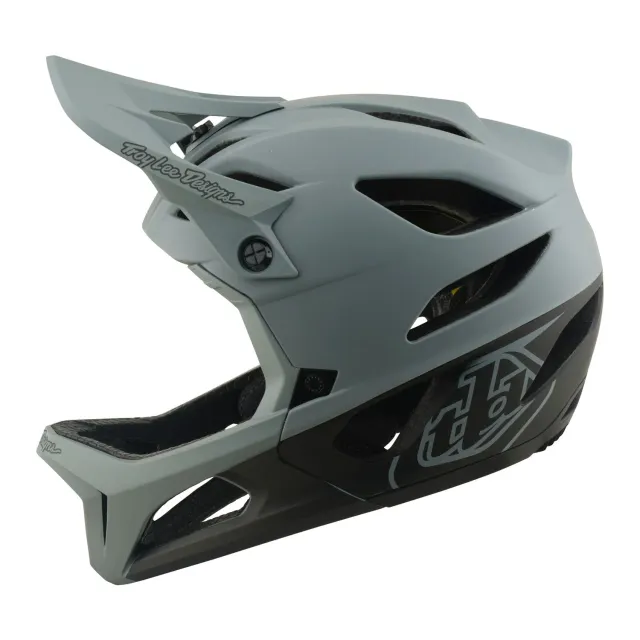 Troy Lee Designs Stage Drone casco full face grigio