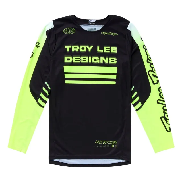 Troy Lee Designs GP Pro Segment maglia nero giallo