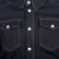 Segura Luthor giacca moto tessuto denim blu