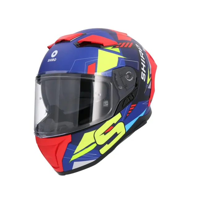 Bi Esse Racing Casco Integrale Blu Scuro Taglia S