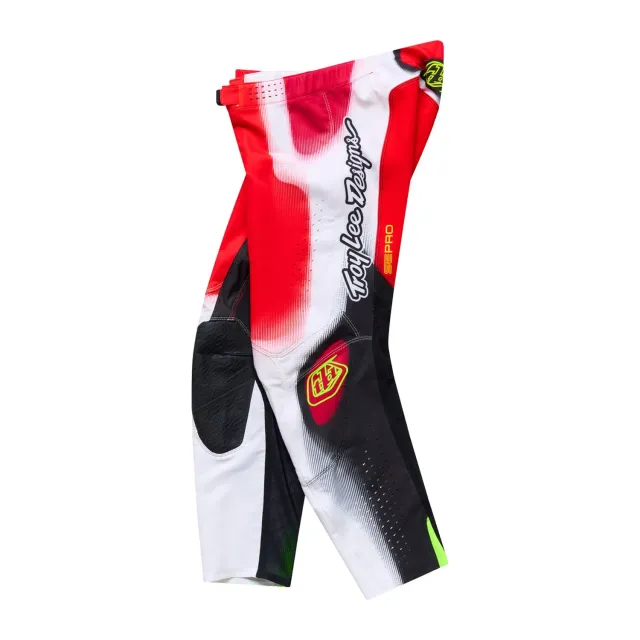 Troy Lee Designs SE Pro pantaloni moto ragazzo rosso nero
