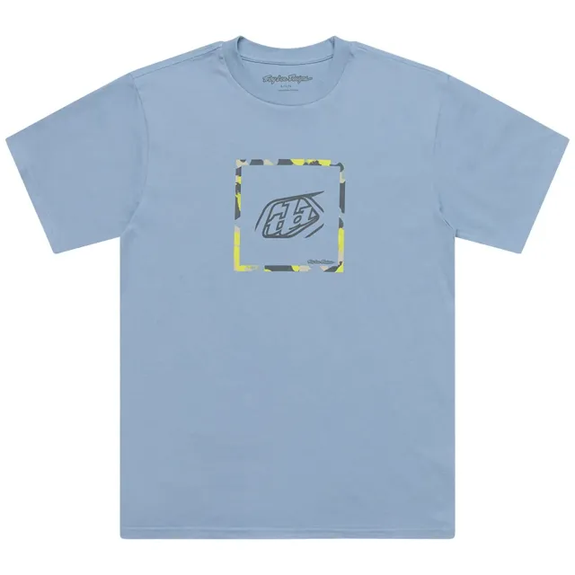 Troy Lee Designs Velocity Smoke Blue t-shirt uomo cotone