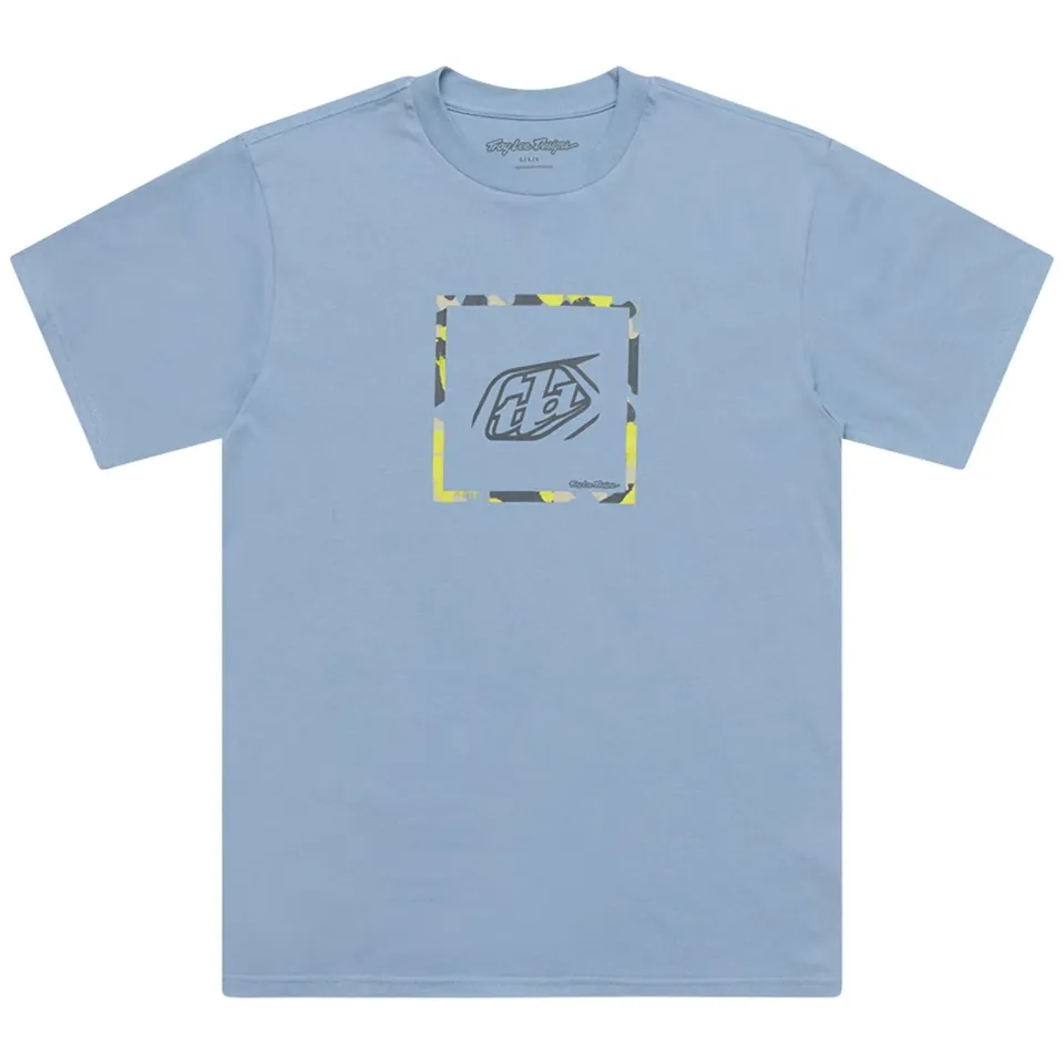 Troy Lee Designs Velocity Smoke Blue t-shirt uomo cotone