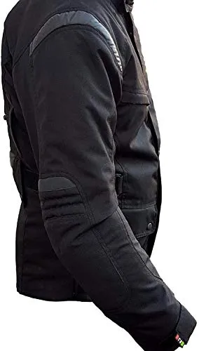 Bi Esse Giacca Moto Tessuto Cordura Impermeabile Nero 3XL