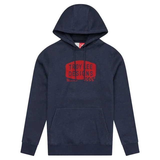 Troy Lee Designs Stamp felpa con cappuccio navy heather