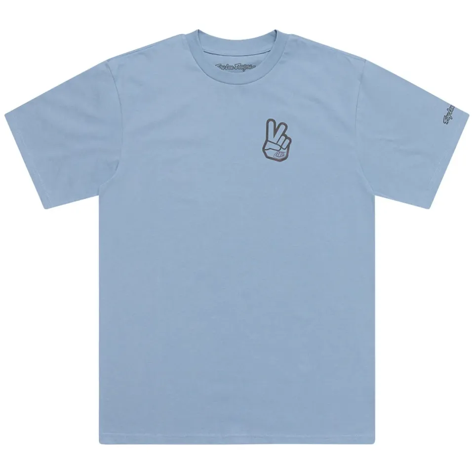 Troy Lee Designs Peace Out maglietta uomo blu fumo