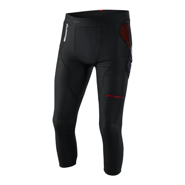 Troy Lee Designs Stage Ghost D30 pantaloni protettivi neri traspiranti