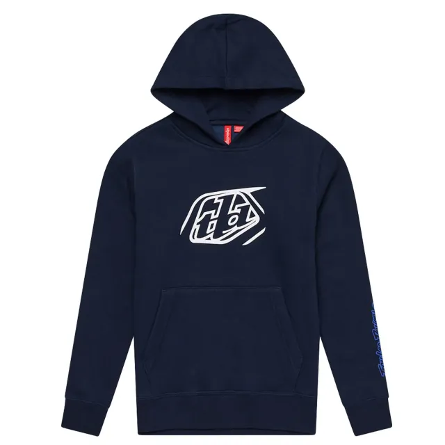 Troy Lee Designs Youth Pullover felpa Badge blu bimbo