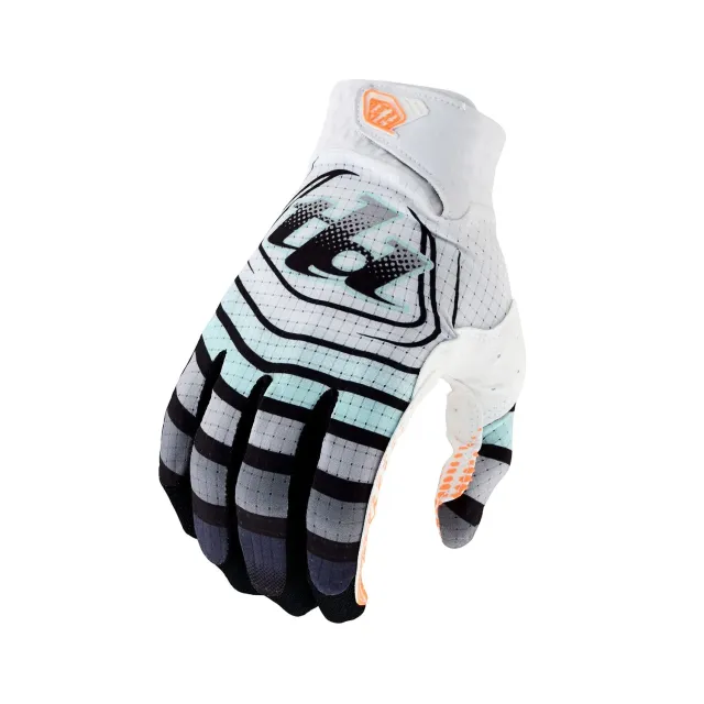 Troy Lee Designs Air Wavez Bleached Aqua guanti moto estivi